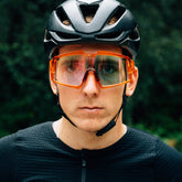 Lunettes SHIELD - Orange translucide