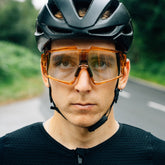 Lunettes SHIELD - Or translucide