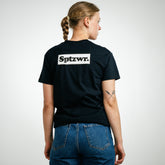 T-SHIRT NOIR AVEC LOGO BOX