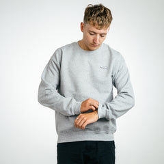 SWEAT-SHIRT AVEC LOGO BOX GRIS