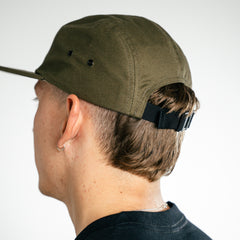 CAPPELLINO 5 PANNELLI CON LOGO A RIQUADRO