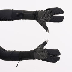 THRMOZ2 Deep Winter Gloves with fold-out wind blocking shells