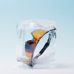 Occhiali SHIELD - Grigio ghiaccio traslucido