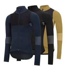 HEATR2 NAVY / BLACK / KHAKI  4-Season Long Sleeve Jersey