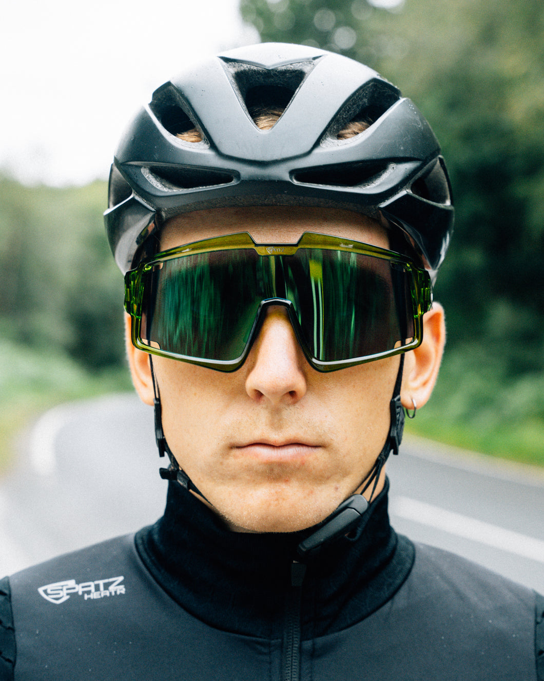 SPATZ SHIELD Glasses Translucent Green SHIELD SpatzWear