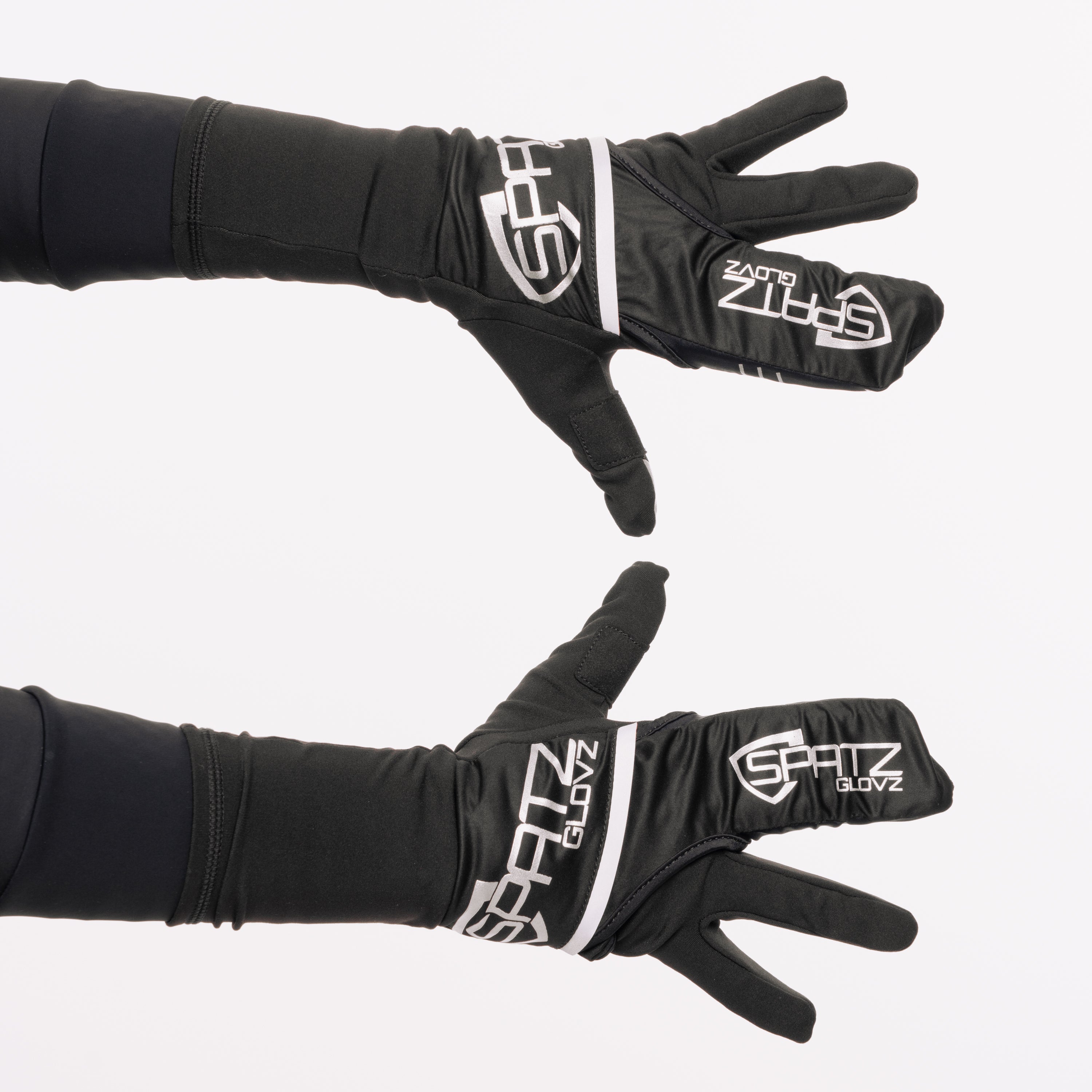 GLOVZ2 Race Gloves with fold-out wind blocking shell