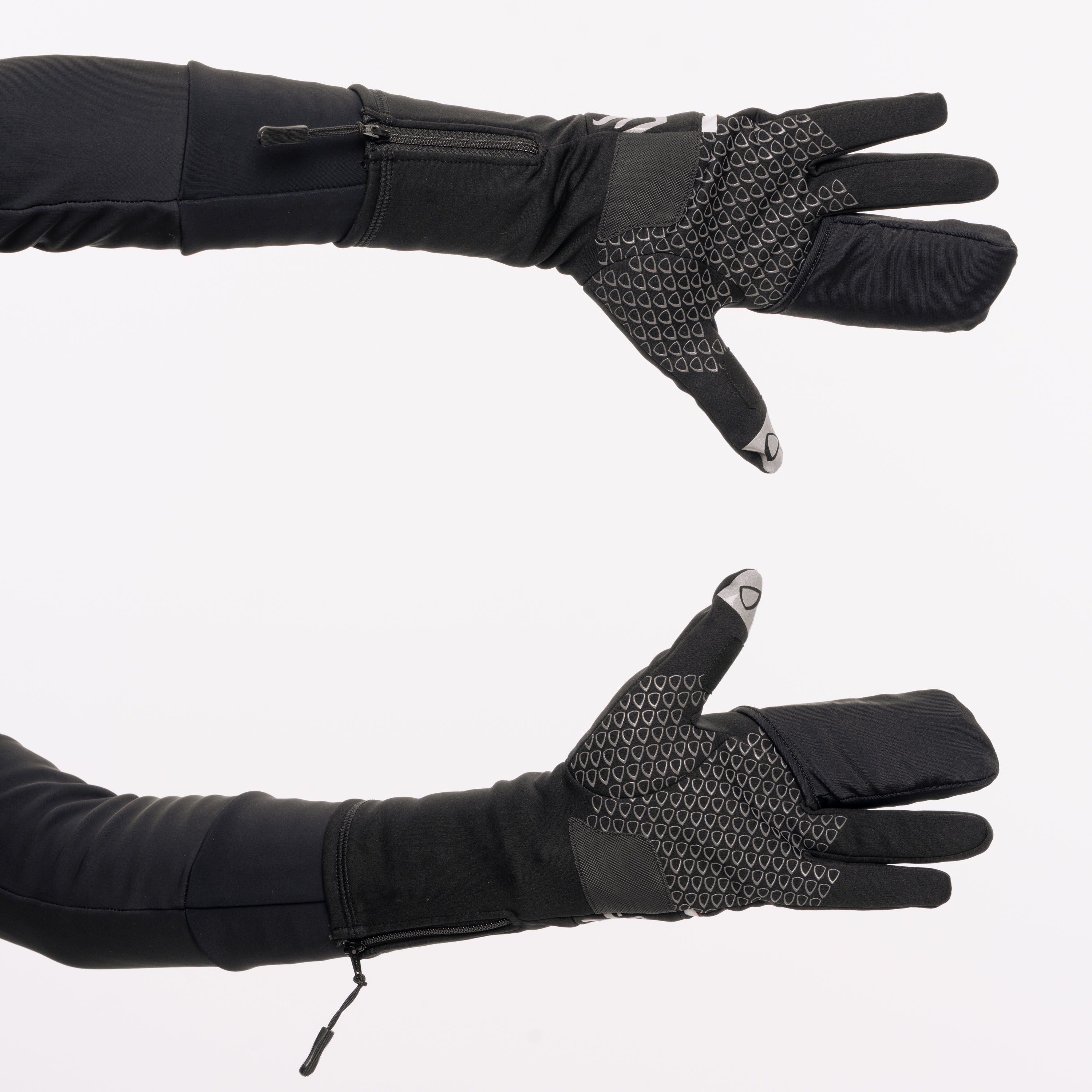 THRMOZ2 Deep Winter Gloves with fold-out wind blocking shells